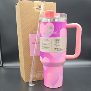 Stanley Pink and Purple Heart Tumbler